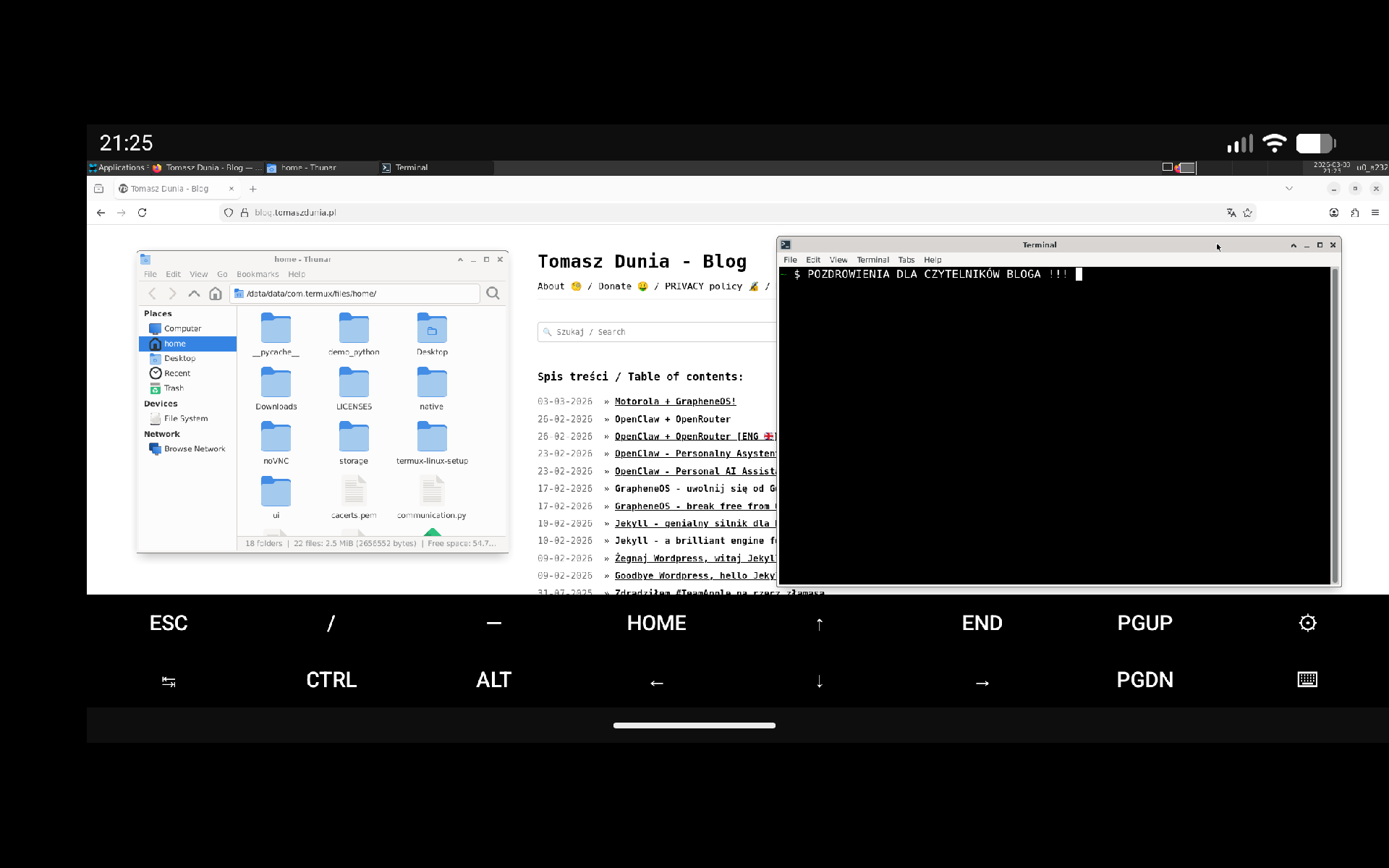 Desktopowy Linux na każdym Androidzie